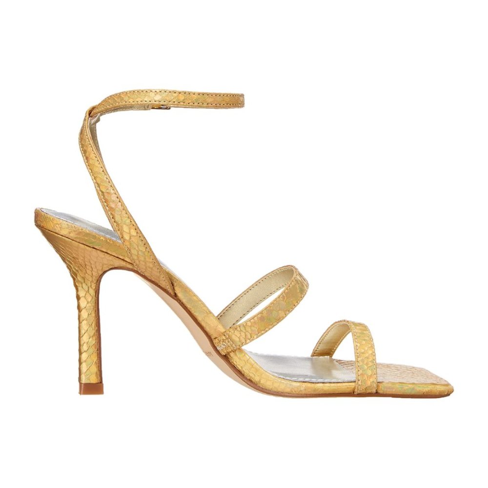 Marc Fisher Strappy Square Toe Heels - Picture 5 of 6